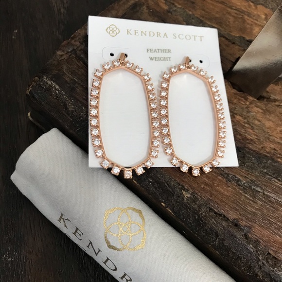 NWT Kendra Scott RSG Open Frame Crystal Danielle’s
